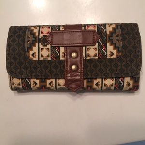 A patterned wallet